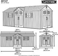 Lifetime Shed Chicken Coop Measurements