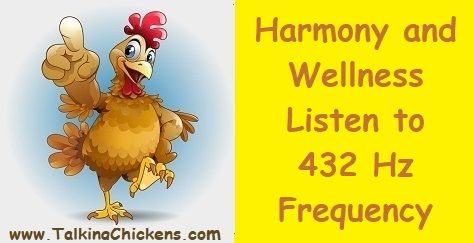 harmony and wellness listen to 432 Hz frequency