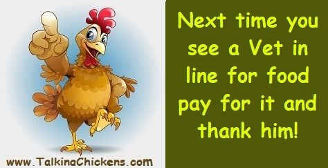 Next time you see a Vet in line for food pay for it and thank him