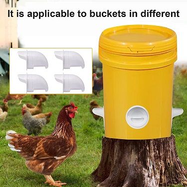 No Waste Chicken Feeder Kit Works With Any Container